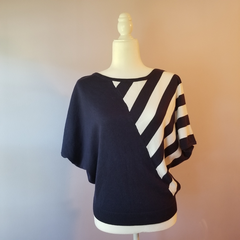 Dolman Sleeve Sweater | Asymmetric | Size Small